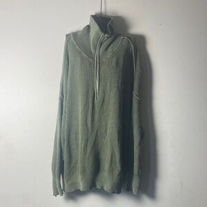 Aerie Sage Green Turtleneck Sweater for Men